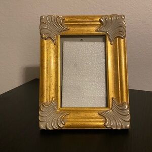 Elegant Gold and Silver Picture Frame